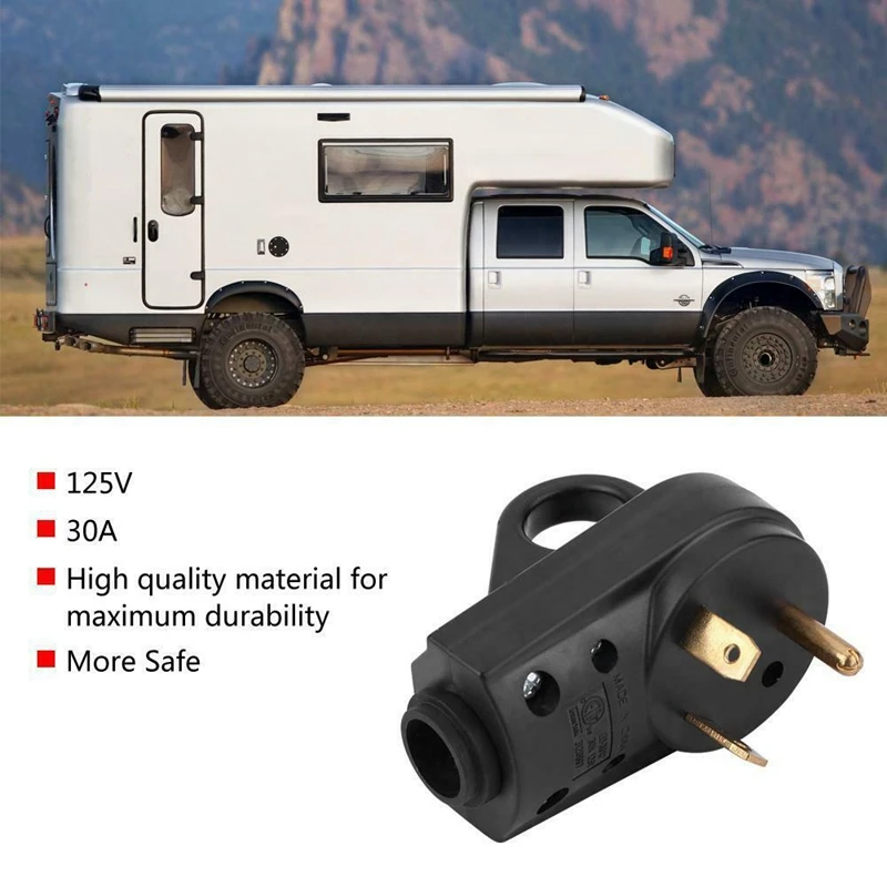 Досуг 30 Ампер Rv штепсельная вилка Мужской конец Tt 30P Замена с удобная рукоятка