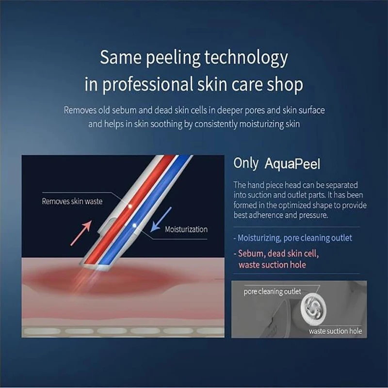 Aqua peel Hydra Dermabras аппарат для глубокой очистки кожи увлажнения и ухода за