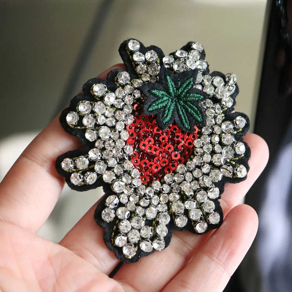 1 шт. ручная работа расшитые пайетками и бусинами патчи для одежды сделай сам