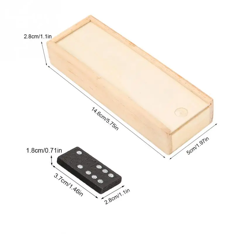 28 шт./компл. деревянное домино настольные игры путешествия Смешные настольная