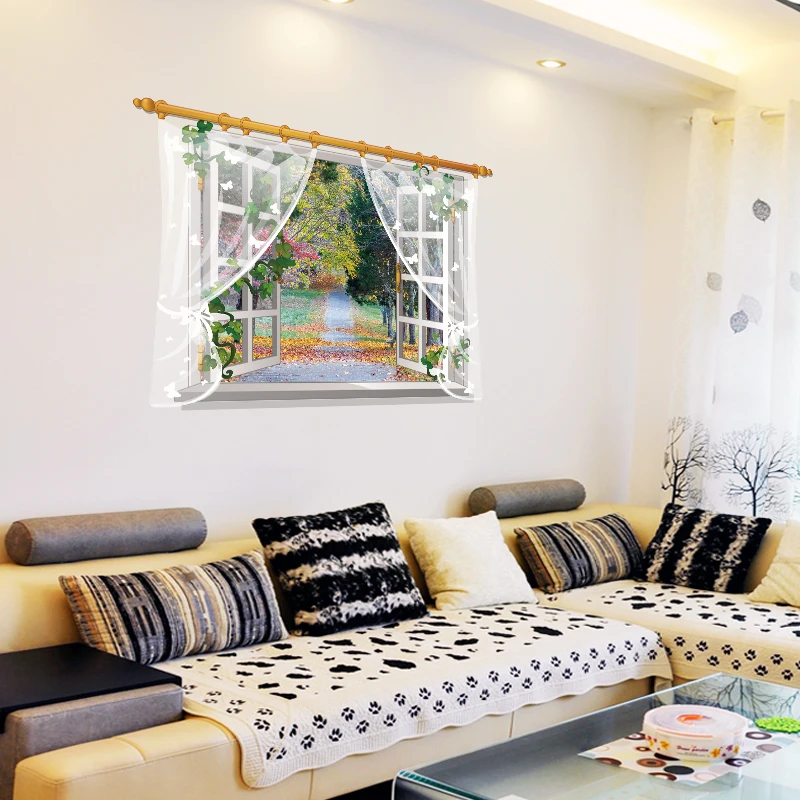 

Cartoon Fireworks PVC Decals Wall Stickers For Kids Rooms Decoration Wall Decoration Murals