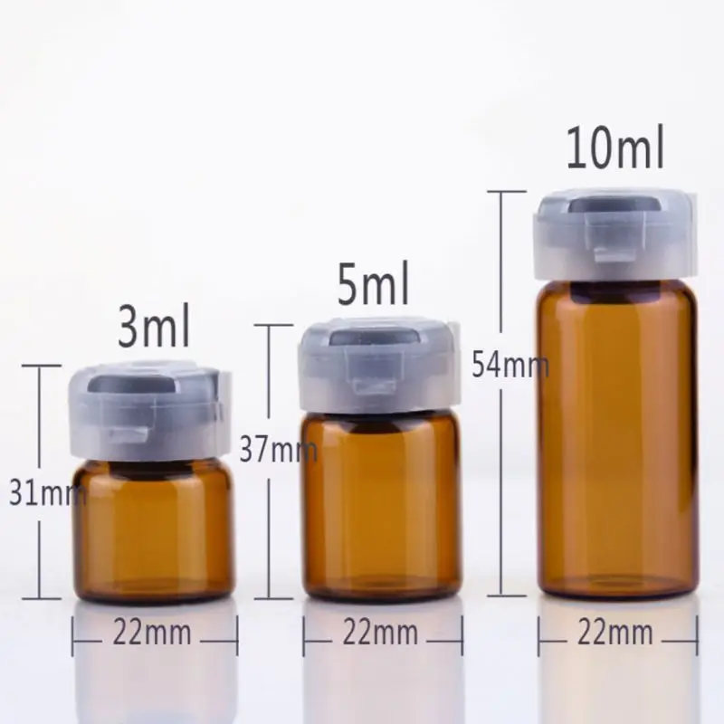 Пустой стерильный стеклянный контейнер для эфирного масла 3/5/10 мл | Красота и