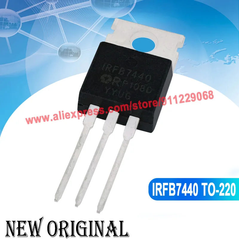 (5 шт.) IRFB7440 TO-220 40V 120A / IRFB3206 IRFB3206PBF 60V 210A / IRFB3207 75V 180A / IRFB4115 IRFB4115PBF 150V 104A TO-220