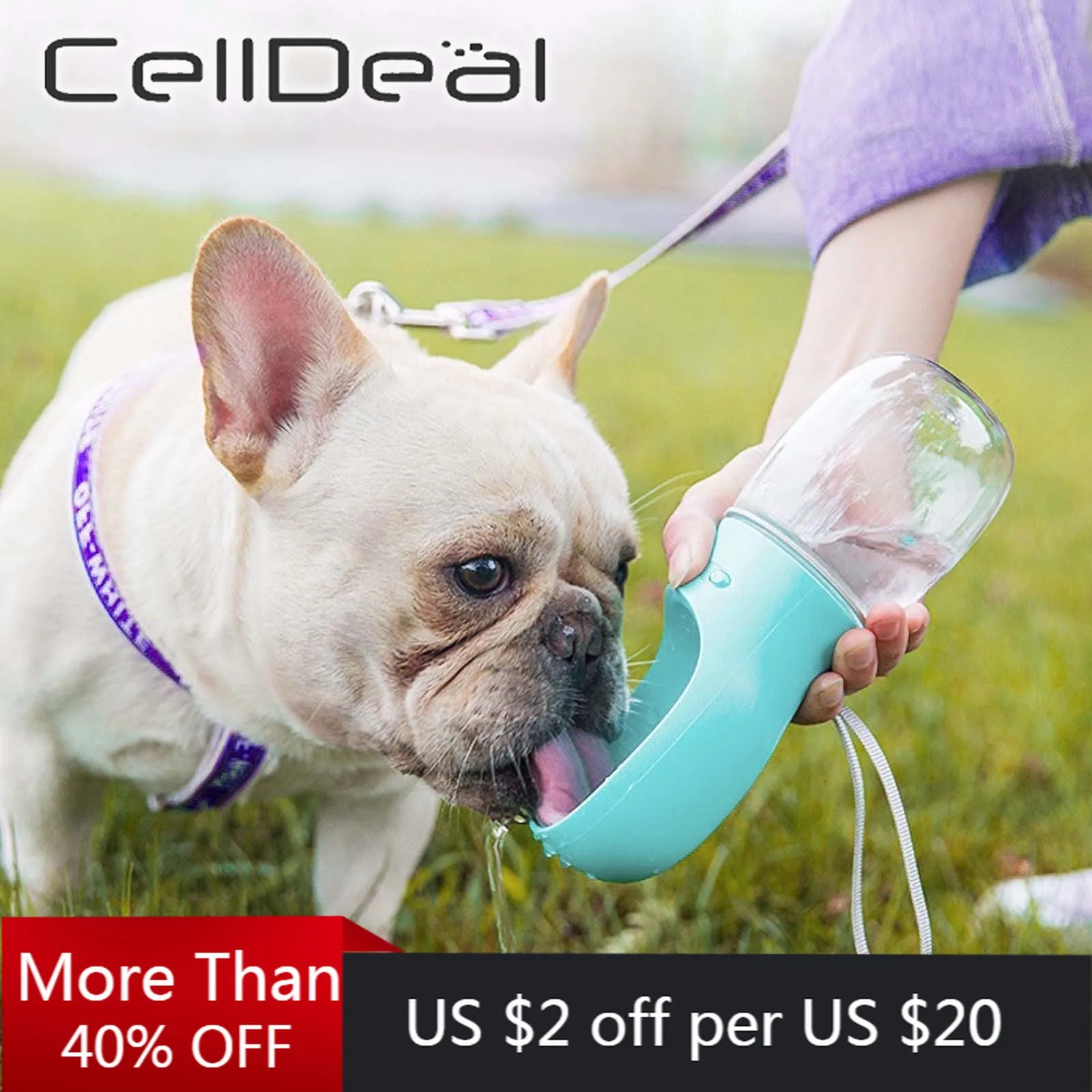 

350ML/550ML Pet Water Bottle Convenient Light Dog Travelling Drinking Bowl No Spills Cat Outdoor Dispenser Clear Water Feeders