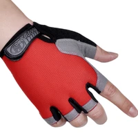 silicone half finger cycling gloves anti slip anti sweat breathable anti shock without fingers glove for sports bike equipment