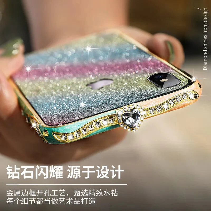 Роскошный брендовый чехол для iphone 11 pro xr 7 8plus x xs max Женский телефона знаменитости