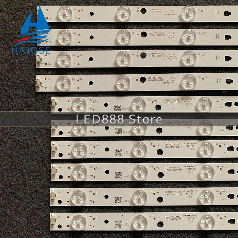 Светодиодная лента для подсветки 7/8 лампа Haier 48 дюймов LE48F3000W LED 48U330 светодиодный 48D