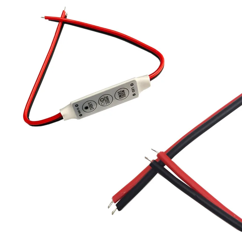 Светодиодная лента с 3 кнопками 5 В 24 контроллер регулировкой яркости диммер для