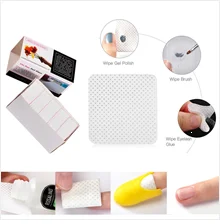 nail polish remover 1 roll of unloading cotton 500 sheets/Roll Nail Wipes Cotton Pad Gel Acrylic Nail Polish Remover25