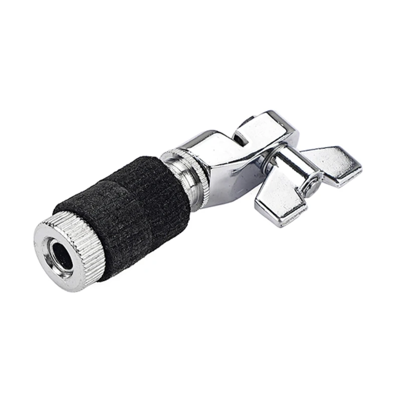 

Metal Hi Hat Clutch Jazz Drum Clutch Hi-hat Stand Post Jazz Drum Accessories for Hi Hat Cymbal, Silver Black
