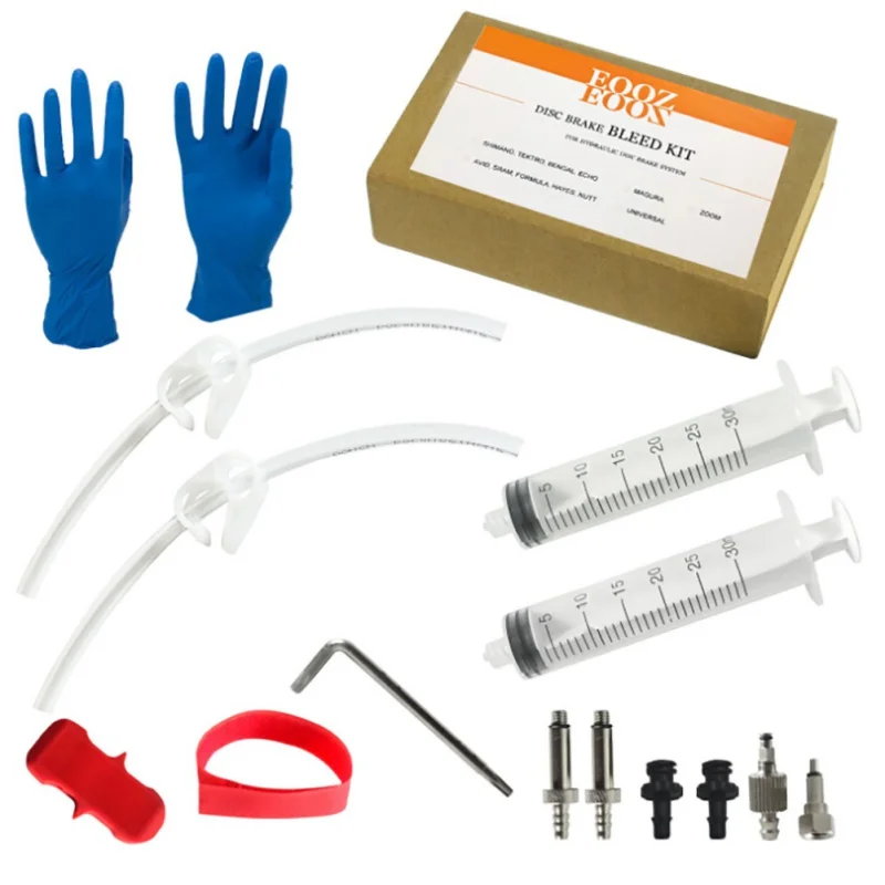 

Hydraulic Brake Bleed Kit Brake System Mineral Oil Brake Funnel Set Bike Repair Tools Kit Hydraulic Brake Newest