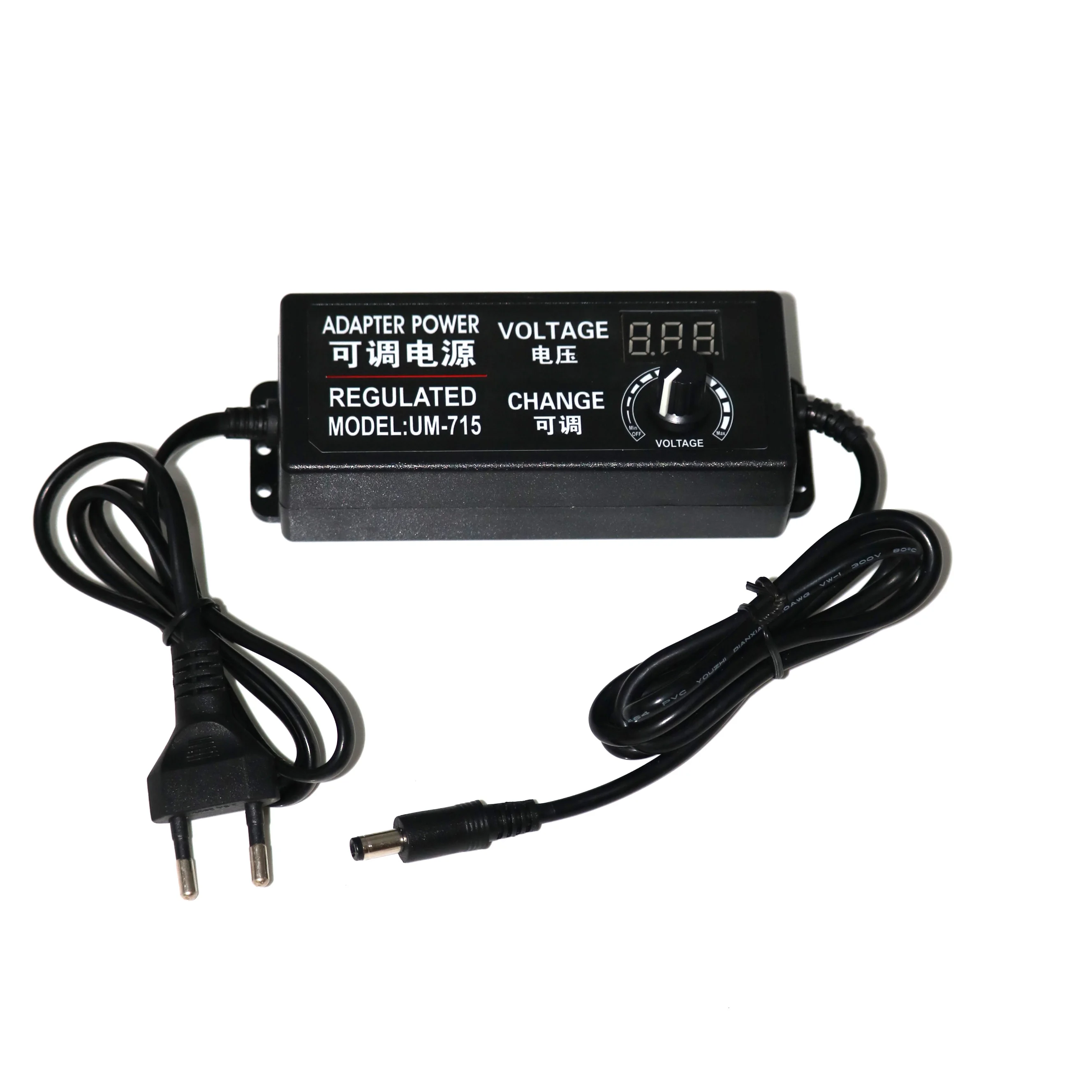 

3V-24V 3A 72W power supply adjustable DC 3V 5V 6V 9V 12V 15V 18V 19V 20V 24V variable universal AC/DC adapter 100V-240V AC to DC