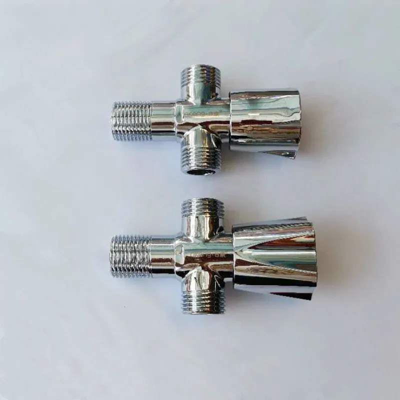 Треугольный Трехходовой угловой клапан для унитаза биде разделитель