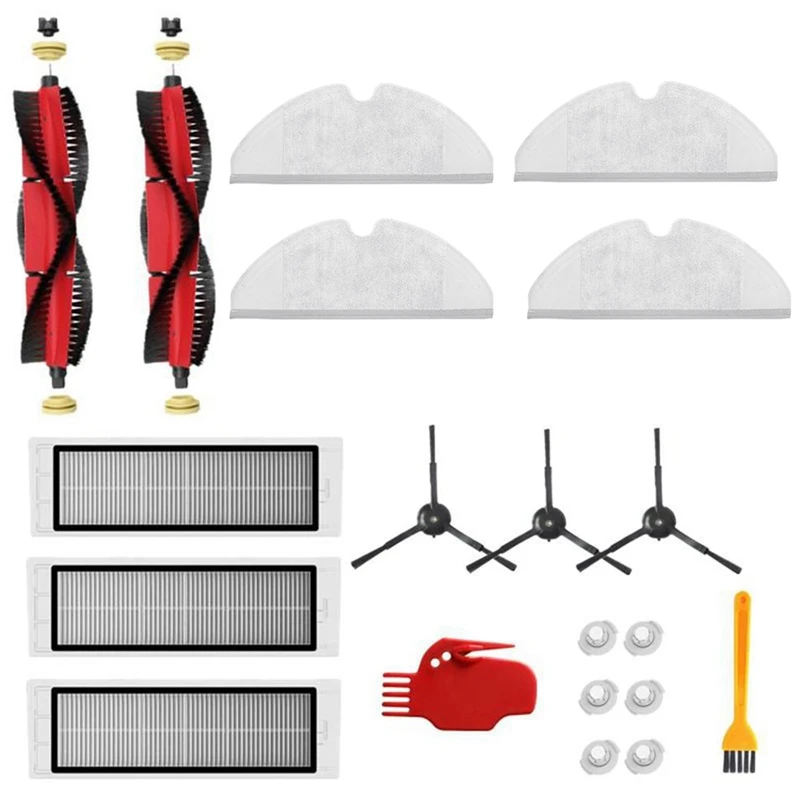 

for XiaoMi Roborock S6 S60 S65 S5 MAX T6 Accessories Vacuum Cleaner Parts Washable HEPA Filter Side Brush Main Brush