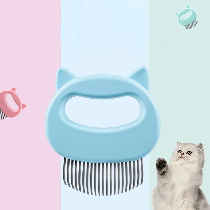 

Pet Combs Hair Remover Brush Cat Grooming Tools Dog Massage Comb Brush Remove Loose Shedding Hairs