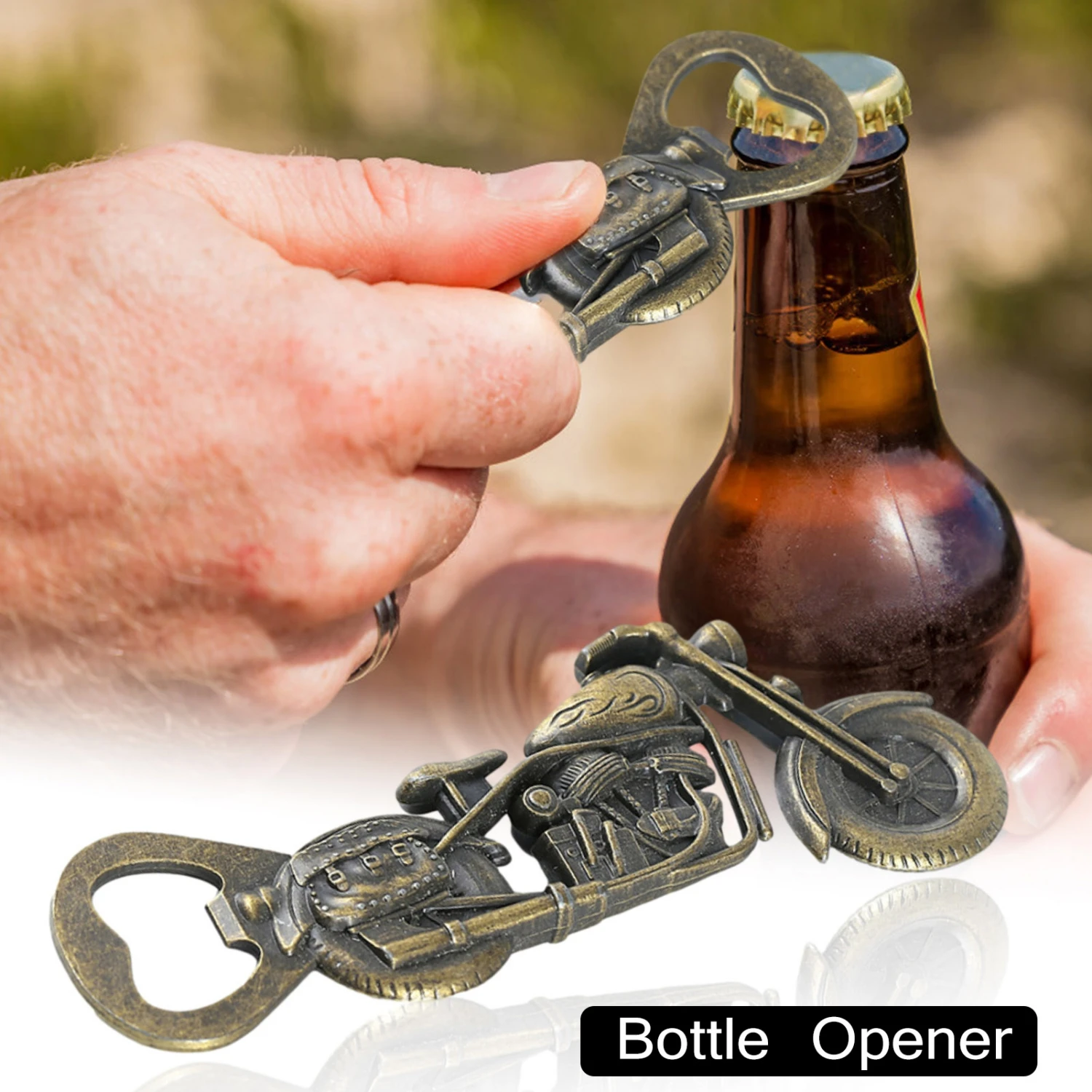 

Vintage Metal Motorcycle Shape Beer Bottle Opener Holiday Party Bar Bottle Opener Christmas New Year Gift Bar Kitchen Tool