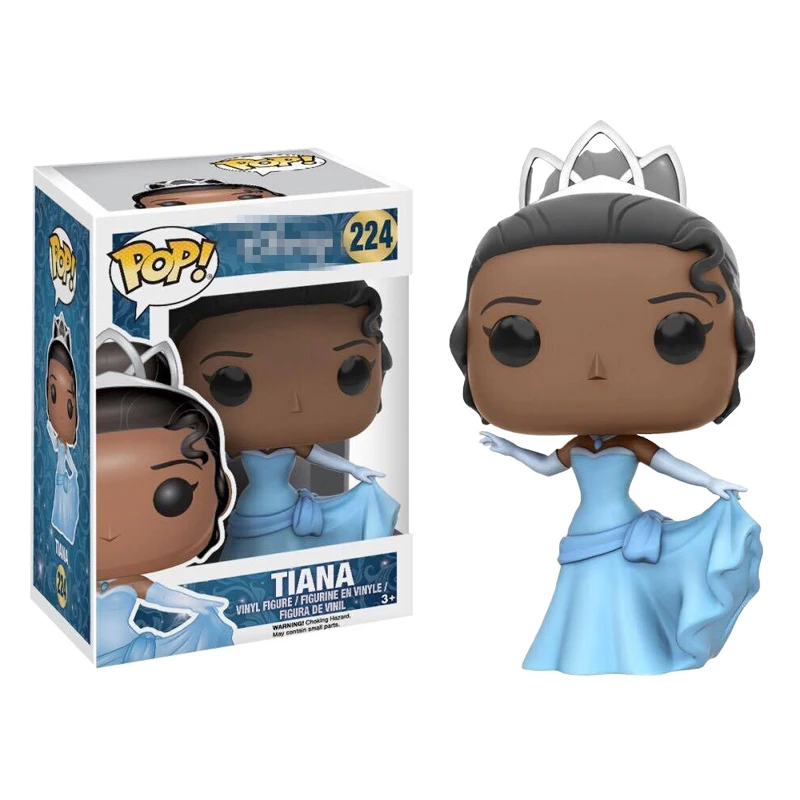 224 with box Funko Поп принцесса Белоснежка Эльза Белл Алиса Золушка фигурки 10 см ПВХ Модель Коллекция подарок игрушки для девочек на день рождения - Цвет: 224 with box