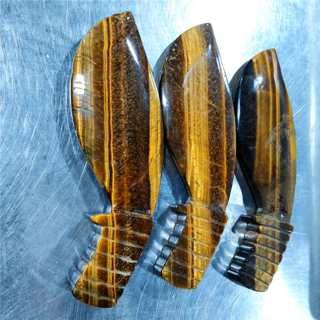 

Натуральный желтый тигровый глаз, хрустальный камень, ручная работа, нож офицера непальца, народное ремесло, украшение, подарок парню