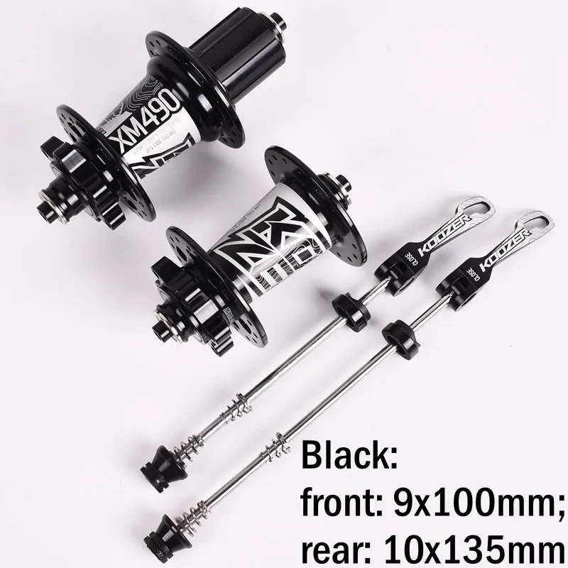 

New Koozer XM490 Hubs Sealed 4 Bearing MTB Mountain Bike Hub Rear Hub 10*135mm QR 12*142mm 28 32 36 Holes Disc Brake Bicycle Hub