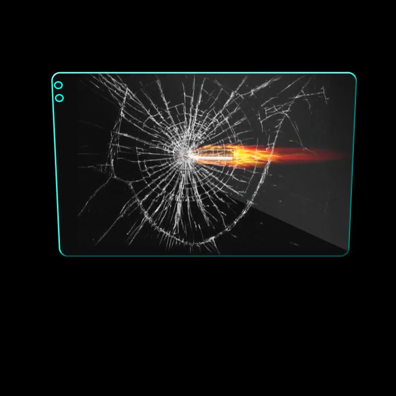 

229*129*217mm 9inch Tempered Glass for TEYES CC3 Plus Car GPS Navigation Tempered Glass Protective Film