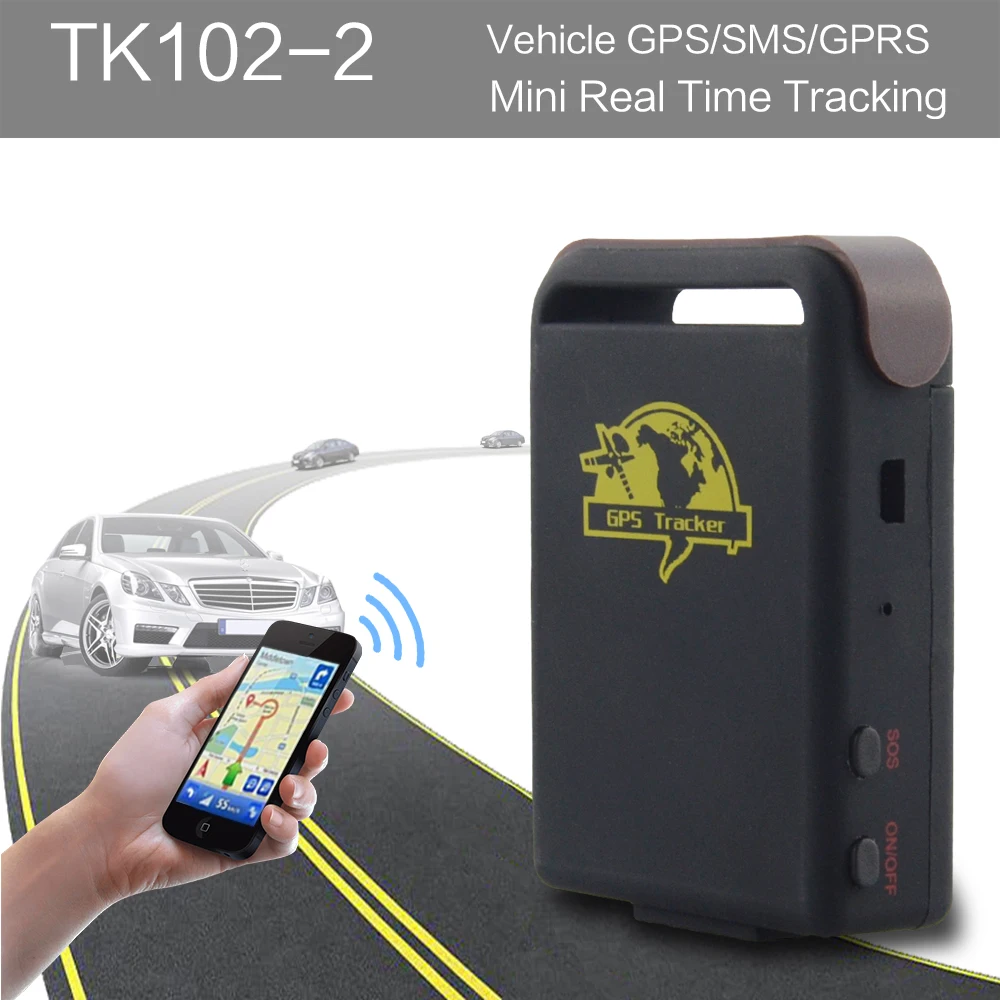TK102 2 мини автомобиль gps трекер в режиме реального времени отслеживающее