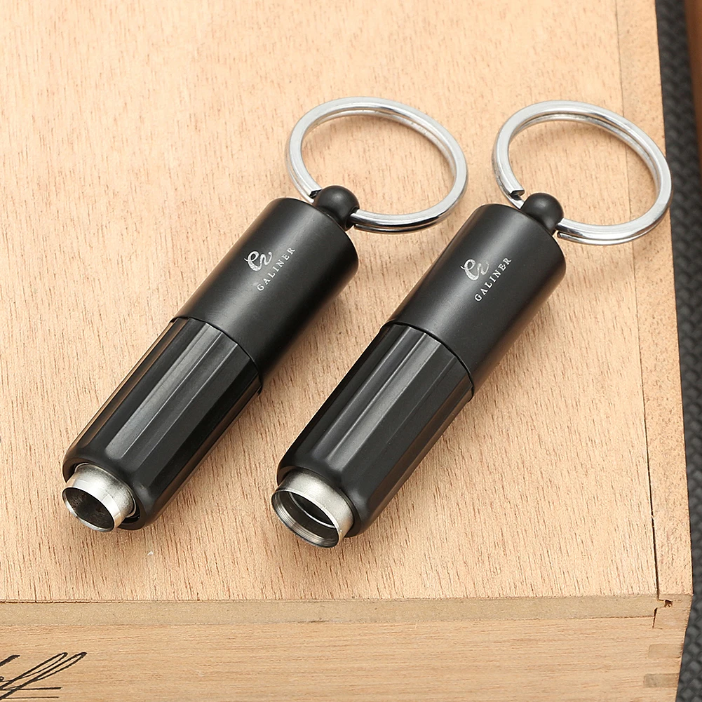 

GALINER Metal Drill Hole Cigar Punch Cutter Portable 2 Sizes Smooth Blade Knife Sharp Cigar Piecer Puncher