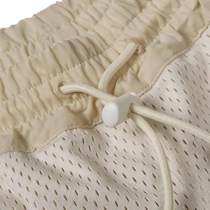 

Men's Harajuku Casual Pants Brand Mesh Pants Elastic Waist Pure Color High Street Quality Jogging Fashion Sports Pants