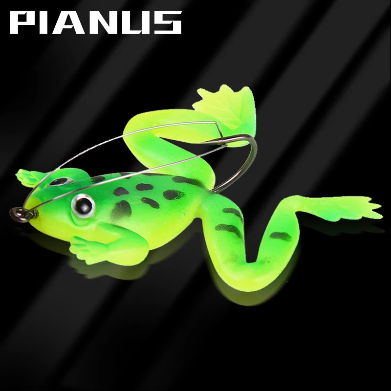 Силиконовая рыболовная приманка в виде лягушки наживка ложки хищника | Спорт и