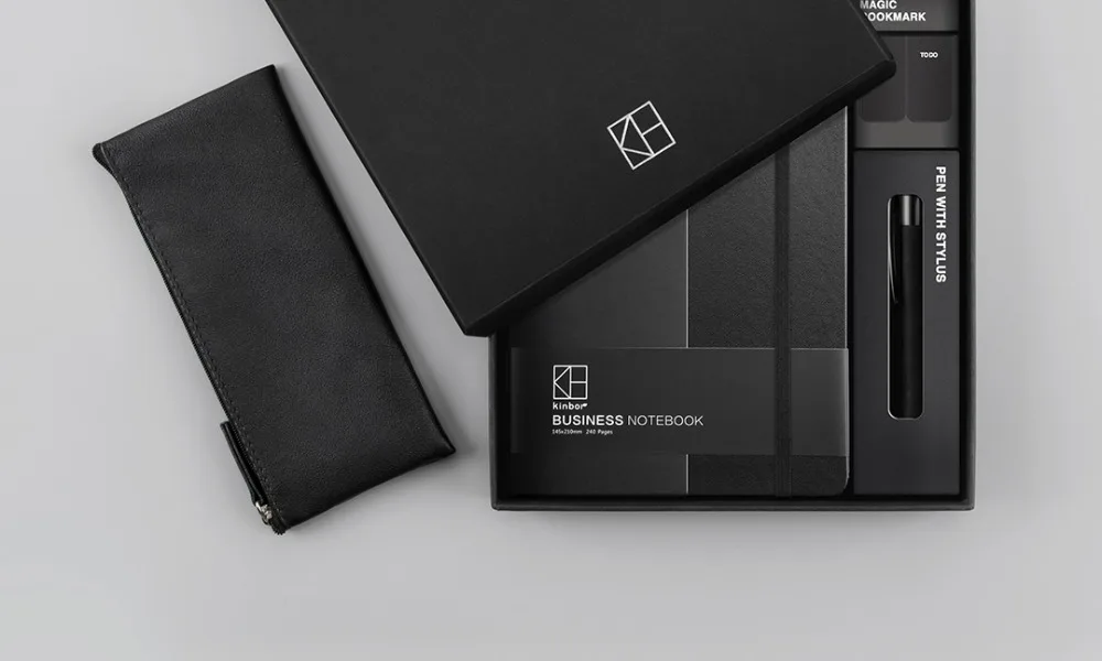 xiaomi youpin kinbt деловой костюм ручка блокнот закладки Карандаш Чехол для офиса подарок костюм практичный, высококачественный