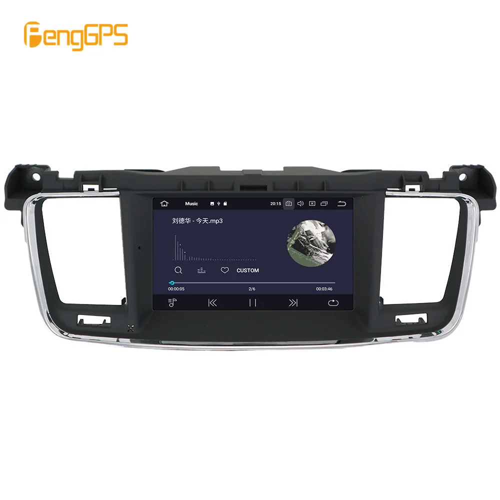 Android 10 64G PX6 для Peugeot 508 1 2011 2018 GPS-навигация автомобильное радио стерео