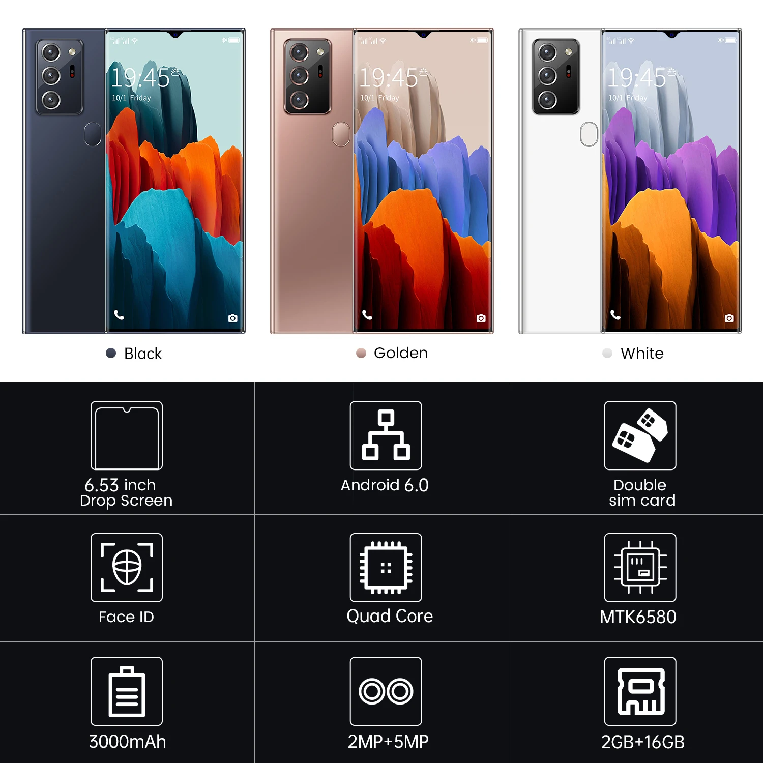 Смартфон Galxy Note30 + 6 9 дюйма 10 ядер 512 ГБ Android | Мобильные телефоны и аксессуары