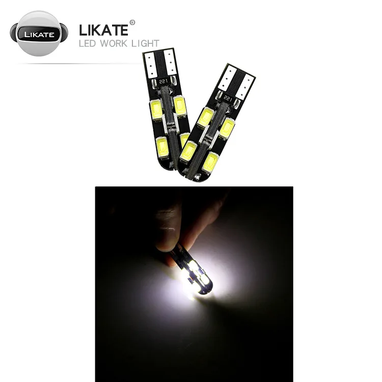 

Manufacturers Direct Automobile LED Side Lamp Reading Lamp License Plate Lamp Driving Lamp T10 5630 12smd