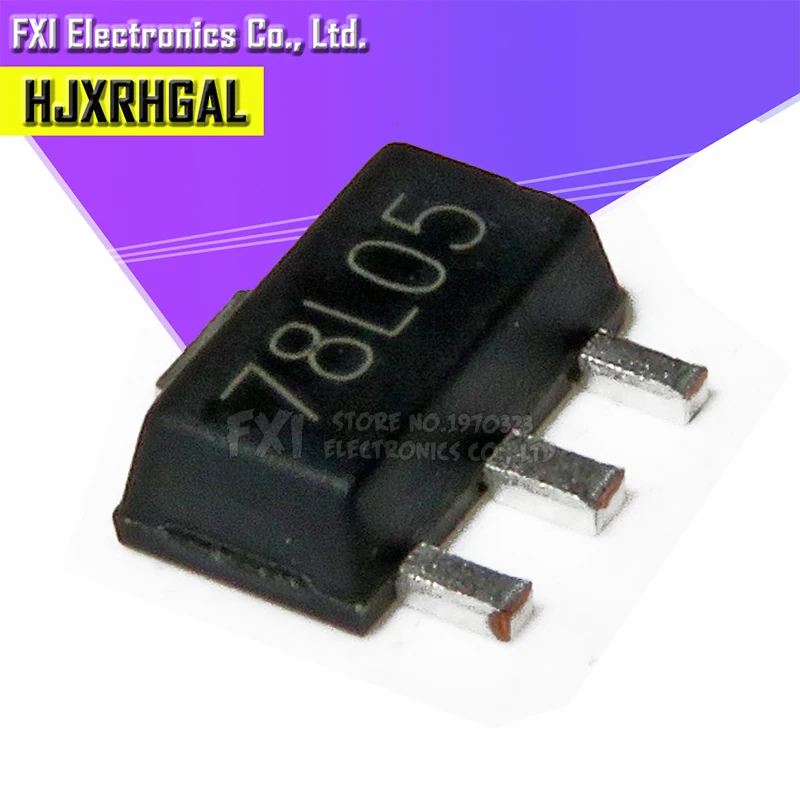 50 шт. 78L05 SOT89 SOT SMD Триод