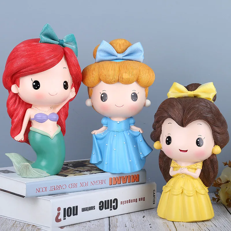 Копилка мультяшная принцесса виниловый Сейф для денег детей игрушки девочек