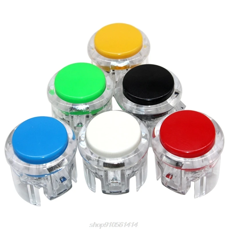 Кнопка для аркадных игр в стиле ретро микро переключатель со звуком без нажатия 30