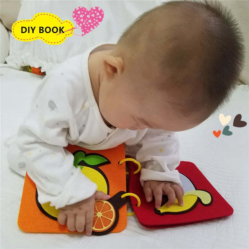 4 стиля DIY ремесло моя первая книга Монтессори раннее образование детская картинка книга Мама ручной работы Тихая книга DIY материал комплект для детей