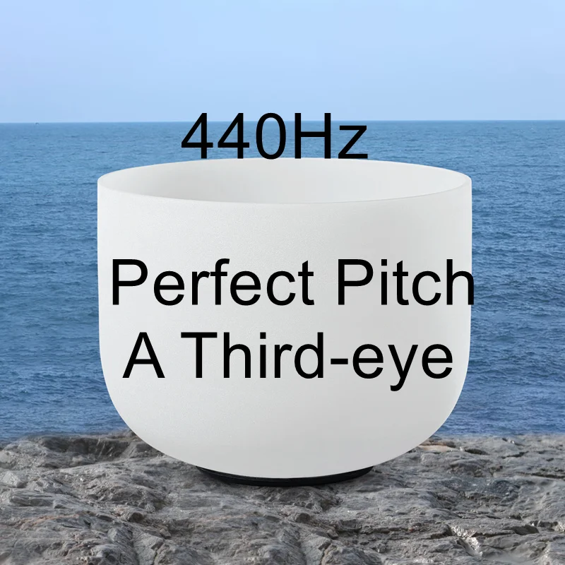 Perfect Pitch A CVNC 12 дюймов идеальный шаг Примечание C/D/E/F/G/A/B чакра Матовый Кварцевый Поющая чаша для медитации Исцеление йогой - Цвет: Perfect Pitch A