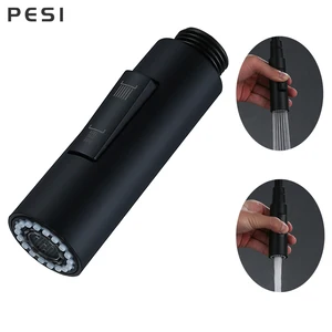 pull down faucet spray head kitchen sink faucet nozzle replacement part faucet head kitchen tap sprayer spout matte black free global shipping