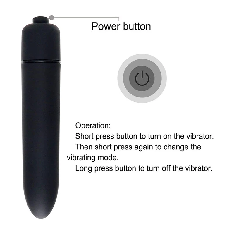 Мощный вибратор пуля с 10 режимами портативный карманный мини стимулятор