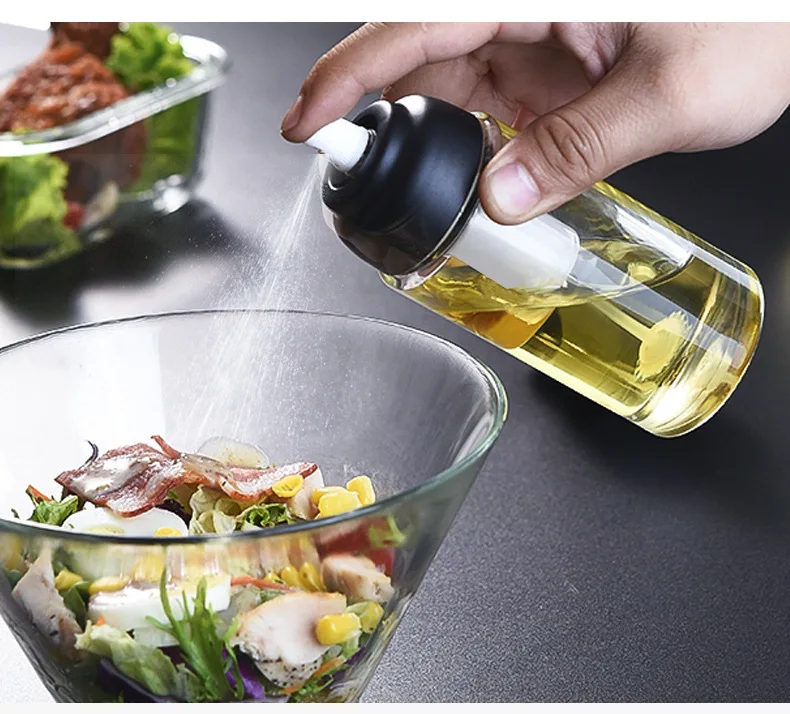 

1PC Olive Oil Sprayer Mister Glass Leak-proof Oil Dispenser Vinegar Soy Sauce Bottle Pot Kitchen Salad BBQ Cooking Tool QA 194