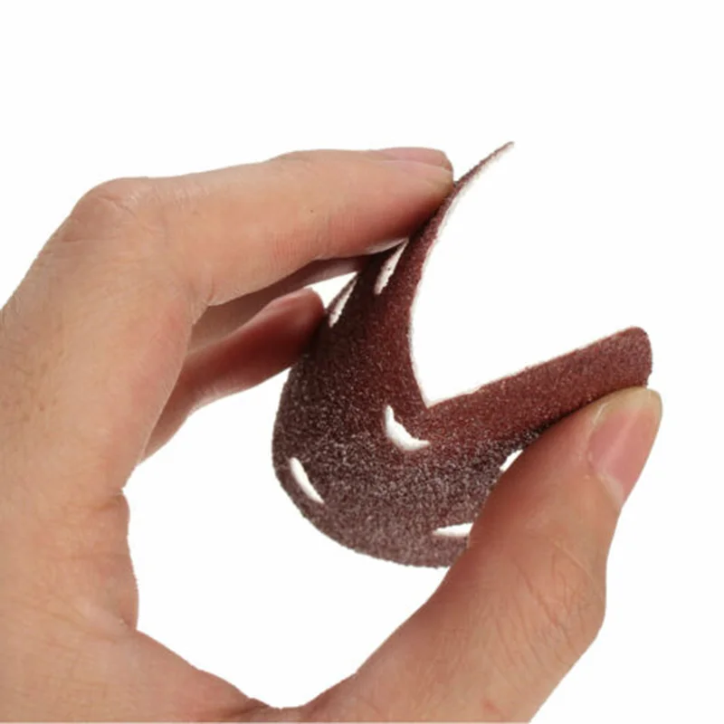 

Sanding Discs Sheet Triangle Sandpaper Grinder Pads Sander Hook And Loop 50pcs