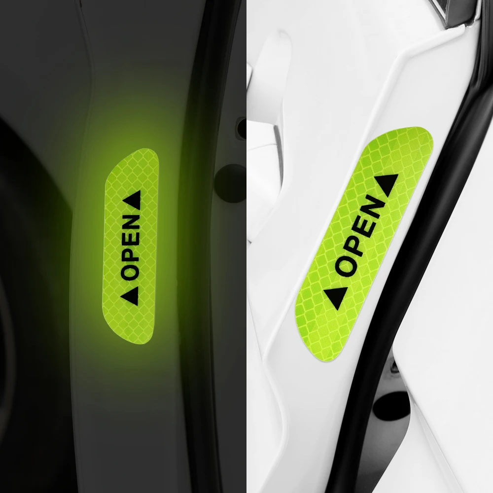 Светоотражающая наклейка на дверь автомобиля 4 шт./компл. для Toyota Corolla Avensis Yaris CHR KIA