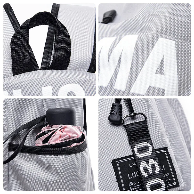 

New Trend Female Backpacks 2020 Fashion Women Backpack Solid Color College School Bagpack Travel Shoulder Bags for Teenage Girls