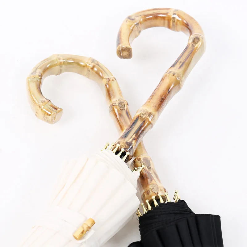 Зонт с длинной ручкой в японском стиле ветрозащитные дождевые мужские