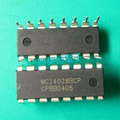 

5pcs/lot MC14028BCPG MC14028BCP MC14028 14028 DIP-16