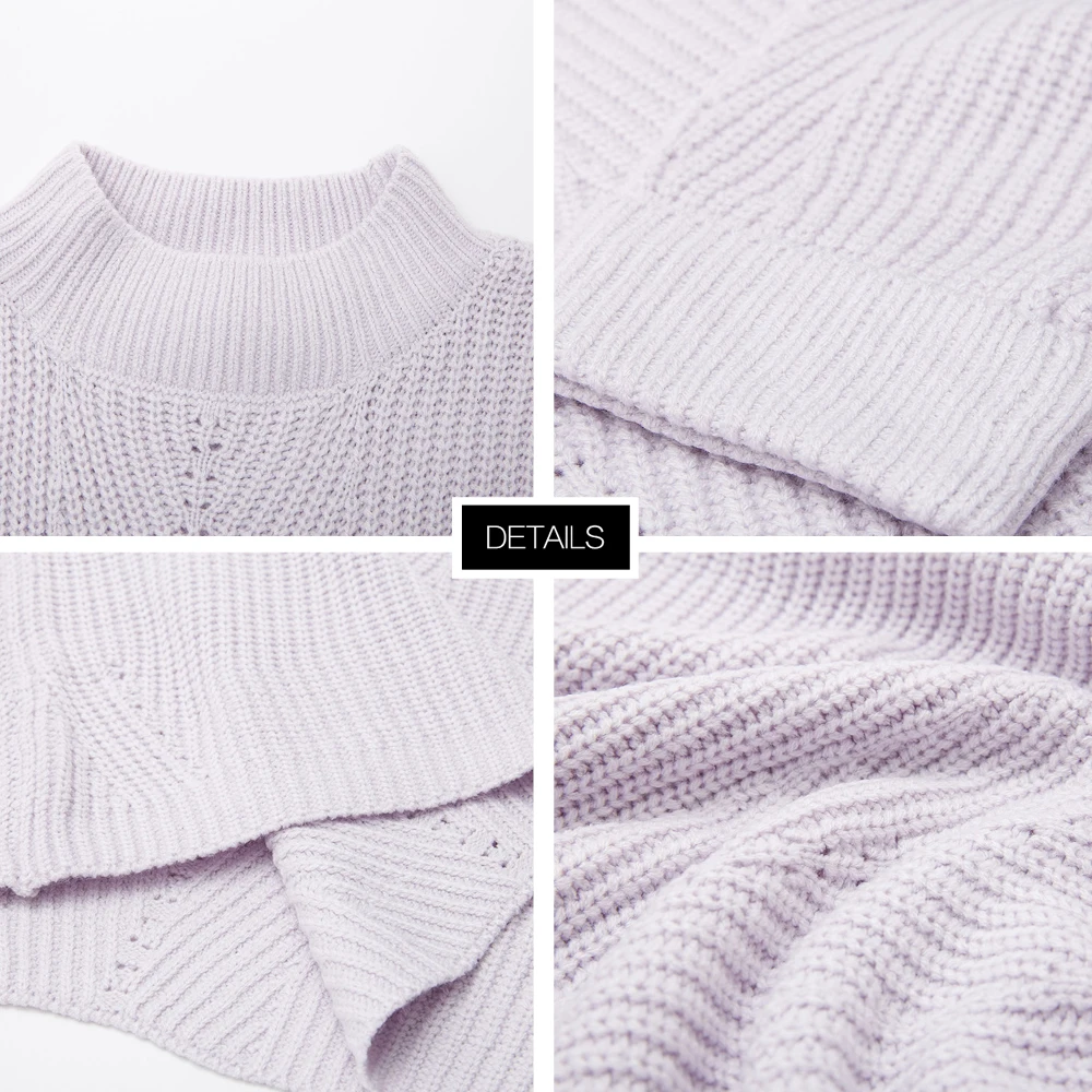 Metersbonwe New Autumn Winter Female Sweater Literary Slim Korean Bottoming | Женская одежда