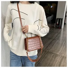 2020 Crocodile Pattern Crossbody Bags for Women Shouder Bag Messenger Bag Pu Leather Luxury Handbags Lady Bags Designer Hand Bag