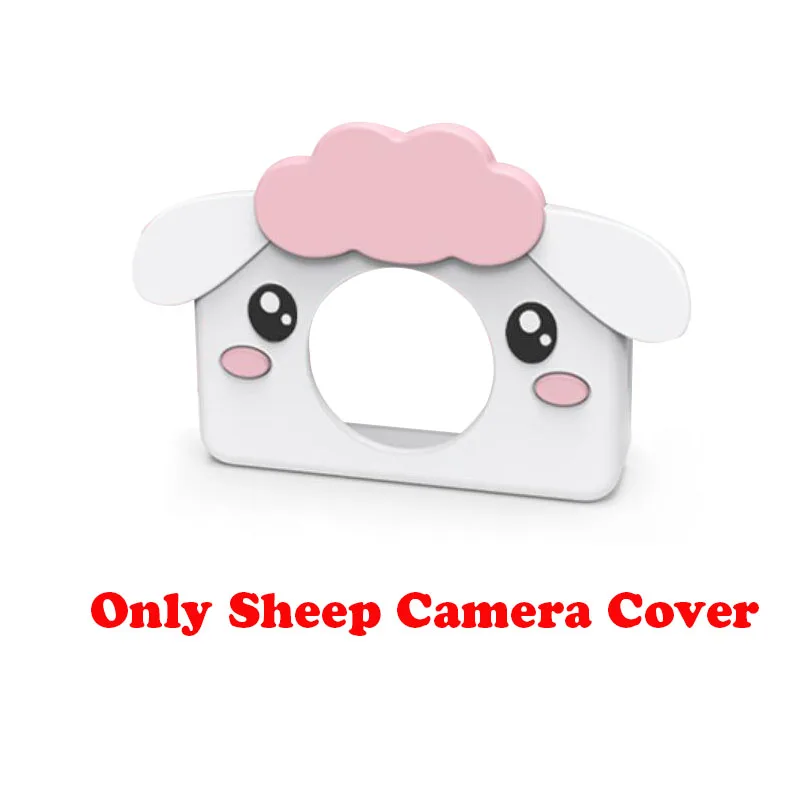Sheep Cover 24,0 МП HD мини-камера для детей, цифровая видеокамера с мультипликационным принтом для детей, перезаряжаемая камера для съемки, игрушки, подарки для детей - Цвет: Sheep Cover