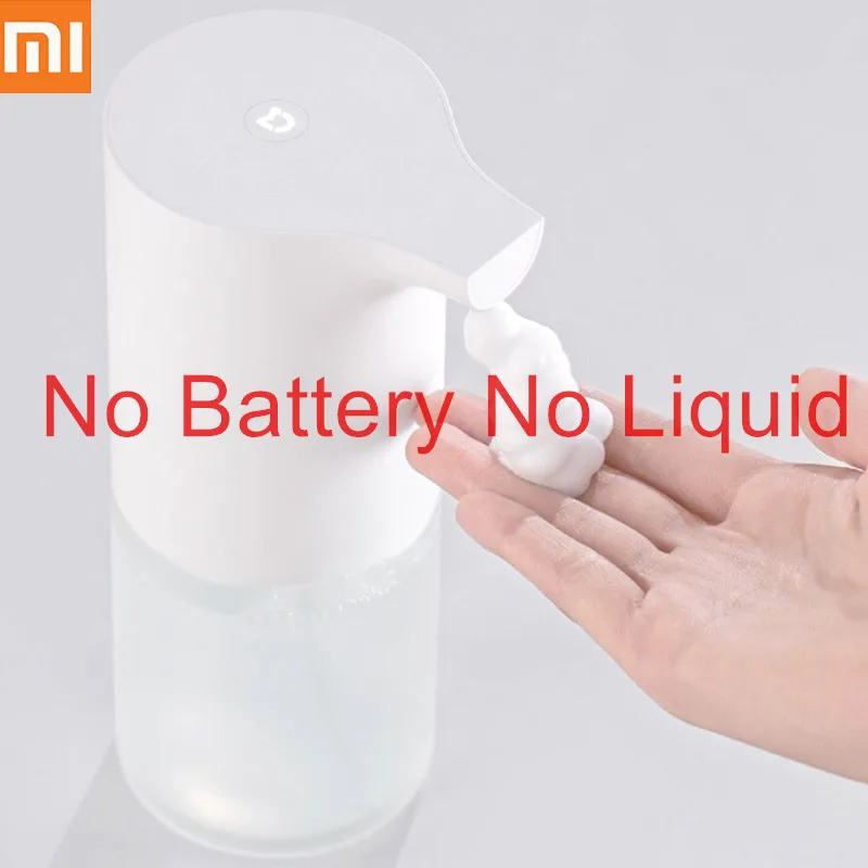 No battery No liquid Xiaomi Автоматическая сенсорная стиральная машинаИнтеллектуальная индукционная пена Ручная стирка автоматический мыло диспенсер 0,25 s Инфракрасный индукции для Семья дезинфицировать уход Xiaomi - Цвет: No battery No liquid