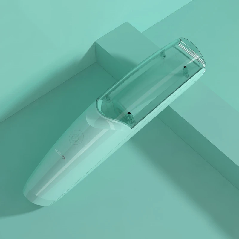 

3 Colors Children's Safety Misuta Hair Sucking Barber Charging Baby Rechargeable Electric Push Shear Baby Razor For Baby Care